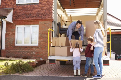 Man with van service loading furniture in Bexleyheath