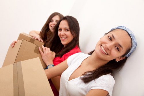 Bexleyheath removals team protecting furniture during a home relocation