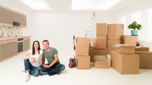 Packed removals van ready for a local move in Bexleyheath