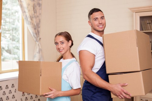 Retail stock and fixtures moved during a commercial relocation